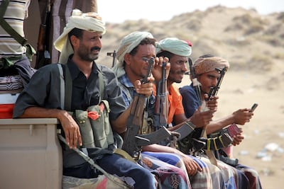 Yemeni government forces in Hodeidah. Coalition forces have resumed airstrikes on the port after a two-month ceasefire. EPA