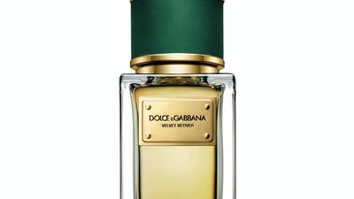 Velvet Vetiver fragrance, Dh995 for 50ml, Dolce & Gabbana. Courtesy Dolce & Gabbana