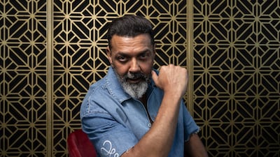 Bobby Deol says he understands his character Ajay Talwar in the Netflix series The Bads of Bollywood. Antonie Robertson / The National