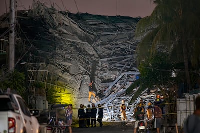 The search for survivors goes on, as authorities try to determine what caused the disaster. Getty Images