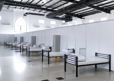 The field hospital has received 350 patients since it was set up at the peak of the virus. The National