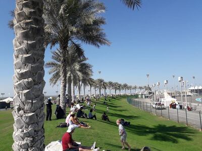 On Abu Dhabil Hill. Simon Wilgress-Pipe / The National