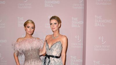 Heiress sisters Paris Hilton and Nicky Hilton Rothschild. AFP