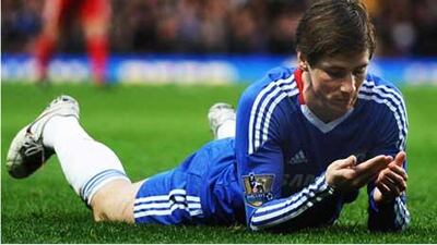 Fernando Torres got off to a bad start with Chelsea.