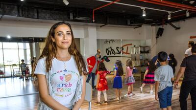 ArabRama, founded by Samar Al Mashta, teaches Arabic to children through creative means. Victor Besa for The National