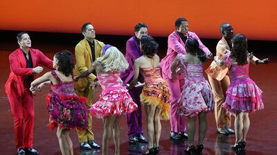 West Side Story rehearsal at the Dubai Opera Satish Kumar / The National