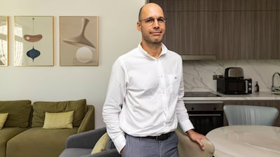 Tamas Bencsik owns a one-bedroom apartment in Beach Vista Tower on Emaar Beachfront, Dubai Harbour, which he rents out short term. All photos: Antonie Robertson / The National