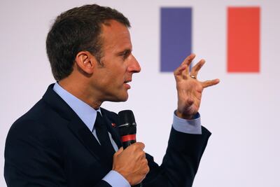 French President Emmanuel Macron. Ludovic Marin / Reuters