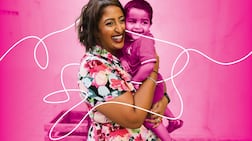 Rashika Jesani, seen here with her son, says receiving an ADHD diagnosis was a lightbulb moment. Photo: Rashika Jesani, Nick Donaldson / The National