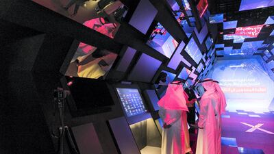 The Dubai 10X booth at World Government Summit. Dubai 10X was launched by Sheikh Mohammed bin Rashid, Vice President and Ruler of Dubai, at the World Government Summit in 2017, as part of plans to place Dubai ahead of other cities by 10 years. The programme encourages the use of all available technologies to deliver new or existing services in radically different ways. Reem Mohammed / The National