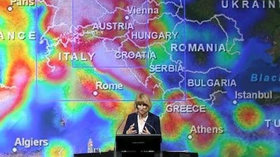 "The idea of the Green Economy is a way forward," says Jacqueline McGlade. Above, at the 2011 Esri International User Conference in California. Courtesy EEA