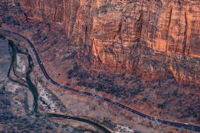 The eye-boggling rock formations of Zion National Park in Utah. Alamy Stock Photo