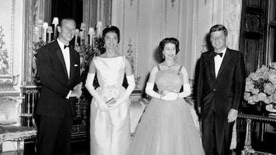 The queen did not meet with Kennedy's successor, Lyndon Johnson. AP