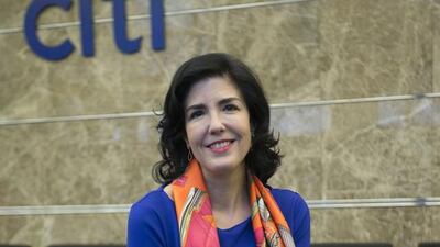 Tina Fordham, head of global risk for Citibank at their offices in London. Stephen Lock for the National