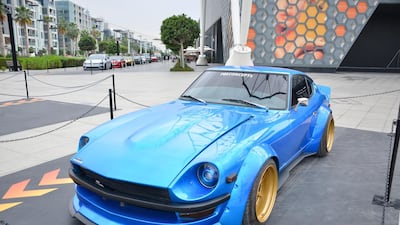 A custom-made, 1971 Datsun 240Z.