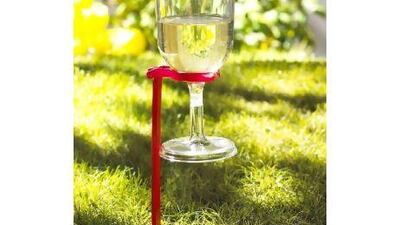 Hands-free glass holder. Courtesy of Lakeland