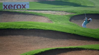 Niklas Lemke of Sweden plays his second shot on the sixth during Day Three of the Golf in Dubai Championship at Jumeirah Golf Estates in Dubai, United Arab Emirates. Getty Images