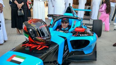 Rashid Al Dhaheri hopes to climb up the ranks in single-seater racing