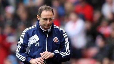 Sunderland's manager Martin O'Neill. Scott Heppell / AP Photo