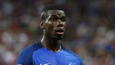 France's Paul Pogba during the Euro 2016 final. Kai Pfaffenbach / Reuters