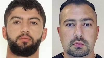 Mohamed Mohdhi, left, has been arrested. Right, Foxtrot leader Rawa Majid, known as the Kurdish Fox