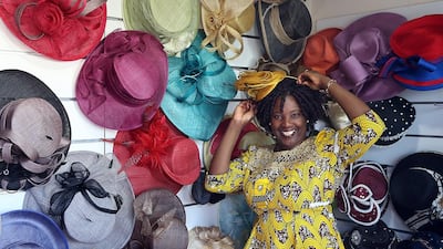 Dr Njikela Nto’s business spang from from her love of hats. Satish Kumar / The National