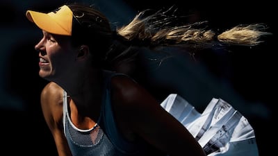 Caroline Wozniacki during her third round match against Katerina Siniakova in the China Open in Beijing on Thursday, October 3. AP