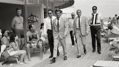 Frank Sinatra, centre, by Terry O'Neill. Terry O’Neill/ Iconic Images