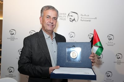 Ahmed Sourani from Gaza Urban and Peri-urban Agricultural Platform which has helped more than 7,000 people have access to local produce. Pawan Singh / The National