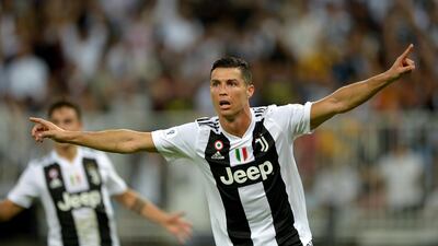 The victory gives Ronaldo his first trophy as a Juventus player. EPA