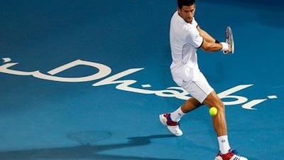 Novak Djokovic, who won the Mubadala World Tennis Championship on the last day of 2011, is going for a fourth straight win at the Dubai Tennis Championships.