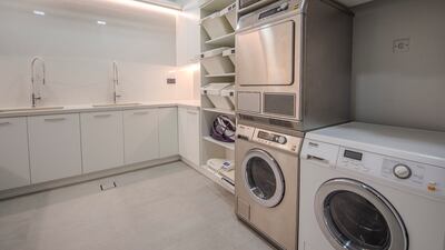 The laundry room