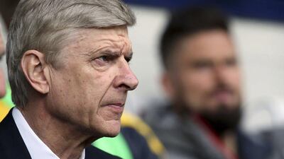 Arsenal manager Arsene Wenger watches on during his side's 3-1 defeat to West Bromwich Albion on Saturday. Nick Potts / PA