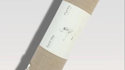 The Rumi Earth yoga mat is made from woven cotton and at 6.3mm thick is perfect for yoga that requires extra cushioning; Dh401 from www.rumi.ae. Photo: Rumi