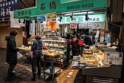 Osaka's restaurants and food stalls become haven from the cold in winter. AFP