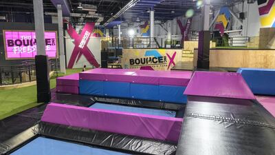 Bounce X spans over 5,000 square metres. Antonie Robertson / The National