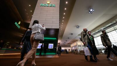 Luxury brands like Rolex have led the way in timepiece investing in recent years. AFP