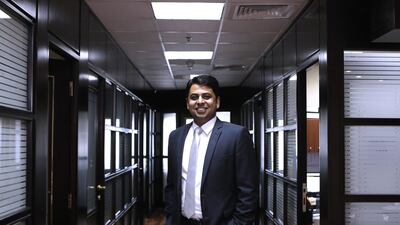 Jose Thomas, of Sahara Insurance Brokers, makes it a point to listen regularly to his wife’s opinions. Jeffrey E Biteng / The National