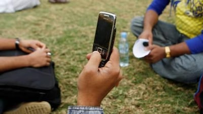 Customers can access their bank details using their mobile phones after logging onto Noor Islamic Bank.