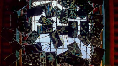 Friedrich Boell's 'Colours of the Medina', which is on the venue's ceiling. Courtesy Nizar Messaoud