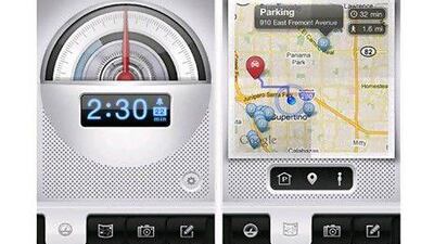 ParkBud includes a virtual parking meter and GPS mapping system.