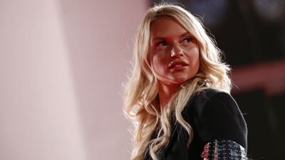 Actress and writer Fancy Alexandersson at the event. Getty Images