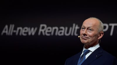 Thierry Bollore, ousted chief executive of Renault. AFP