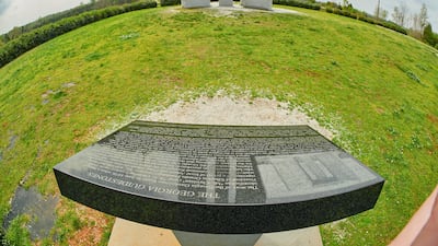 The Guidestones are often referred to as 'America's Stonehenge'. Reuters