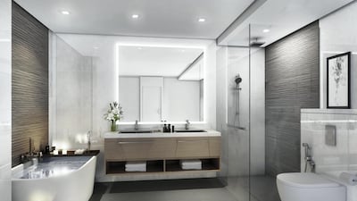 Master bathroom