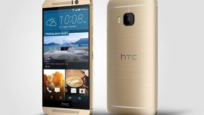 The HTC One M9 was unveiled at the Mobile World Congress in Barcelona. Courtesy HTC