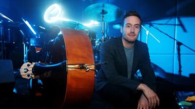 Ollie Howell was inspired and guided by Quincy Jones and is now the first artist in residence at Q's, the legendary music producer's new jazz club in Dubai. Christopher Pike / The National