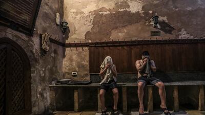 Like other centuries-old hamams in the region, Hamam al-Samra carries on a tradition of public bathing dating back to Roman times. EPA