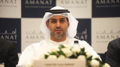 Faisal Belhoul, the chairman of Amanat, said the time is very opportune for the private sector to play a growing role in its contribution to healthcare and education sectors. Lee Hoagland / The National