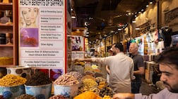Life and trading carries on within the old town of Dubai despite regional tensions. Antonie Robertson / The National